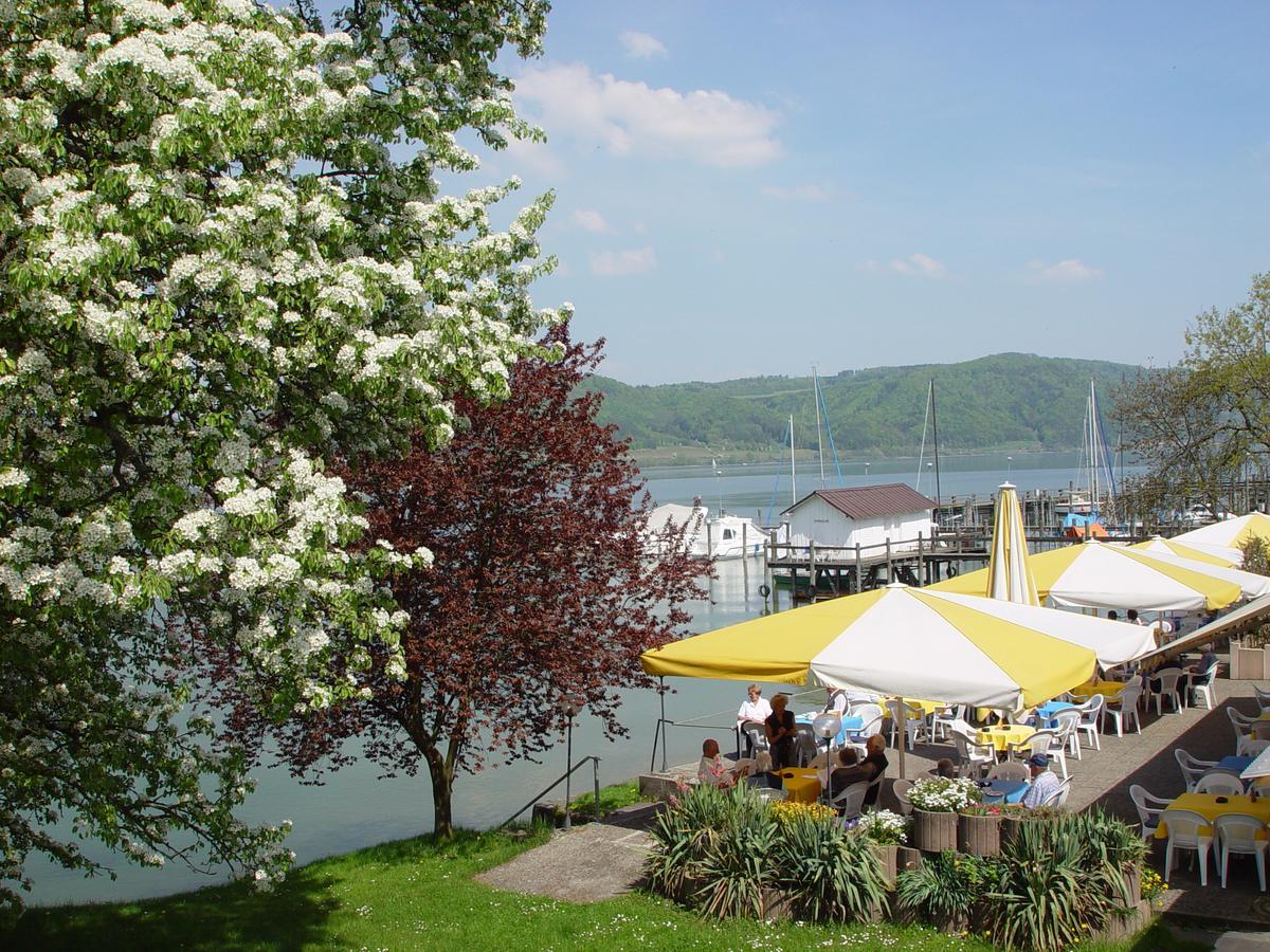 Hotel Pension Cafe Hasler Bodman-Ludwigshafen Exteriör bild