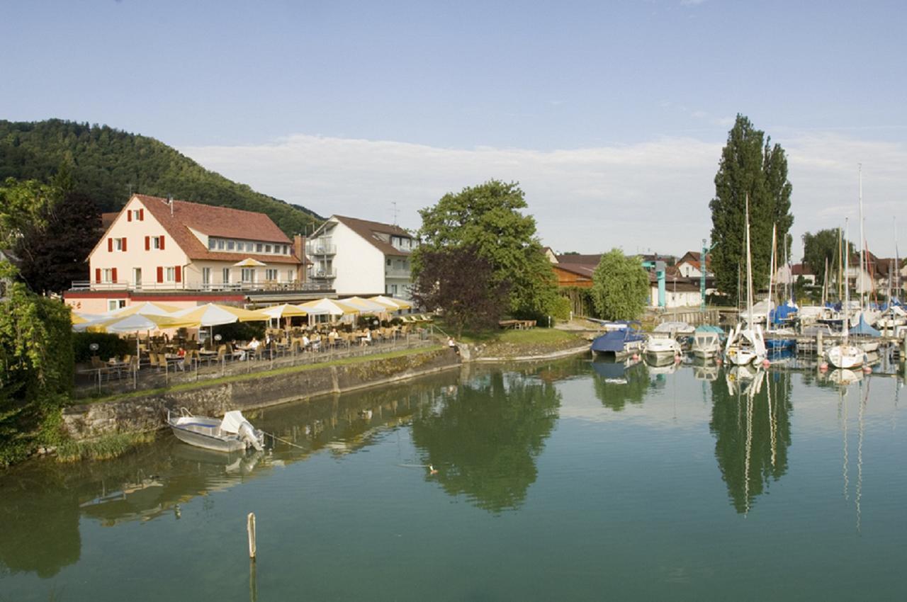 Hotel Pension Cafe Hasler Bodman-Ludwigshafen Exteriör bild